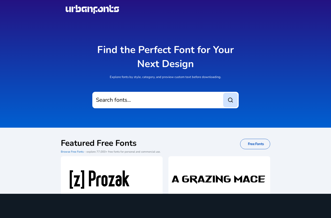 Urban Fonts