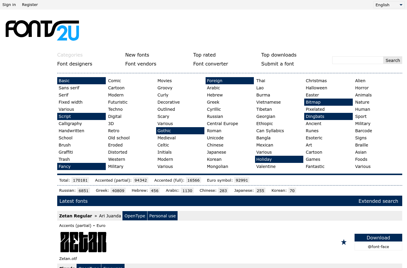 FONTS2U