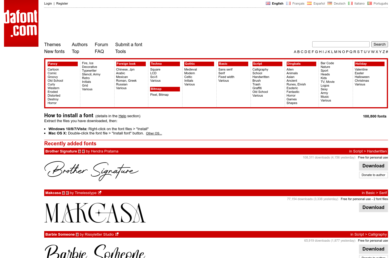 Da Font