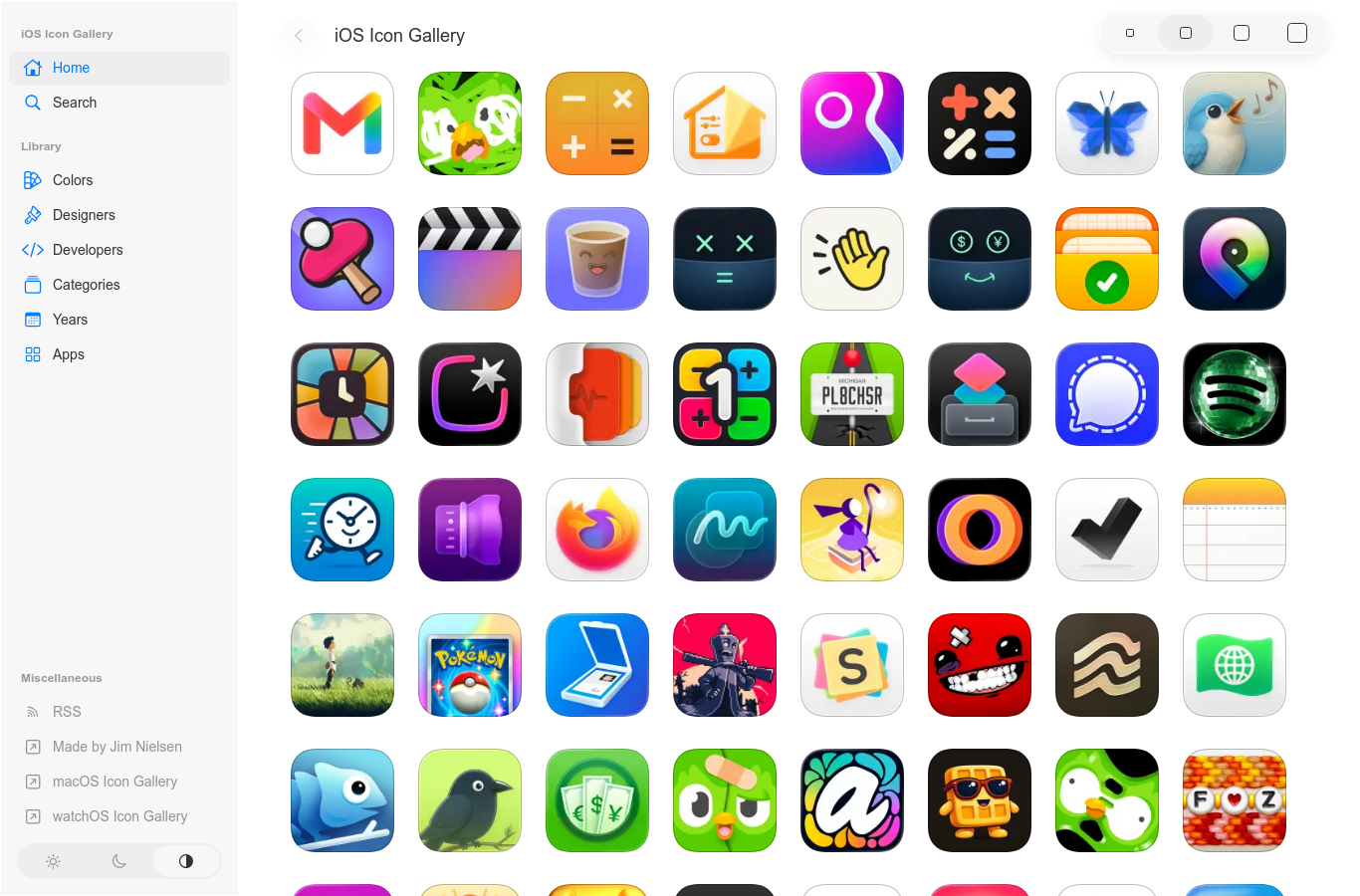 iOS Icon Gallery